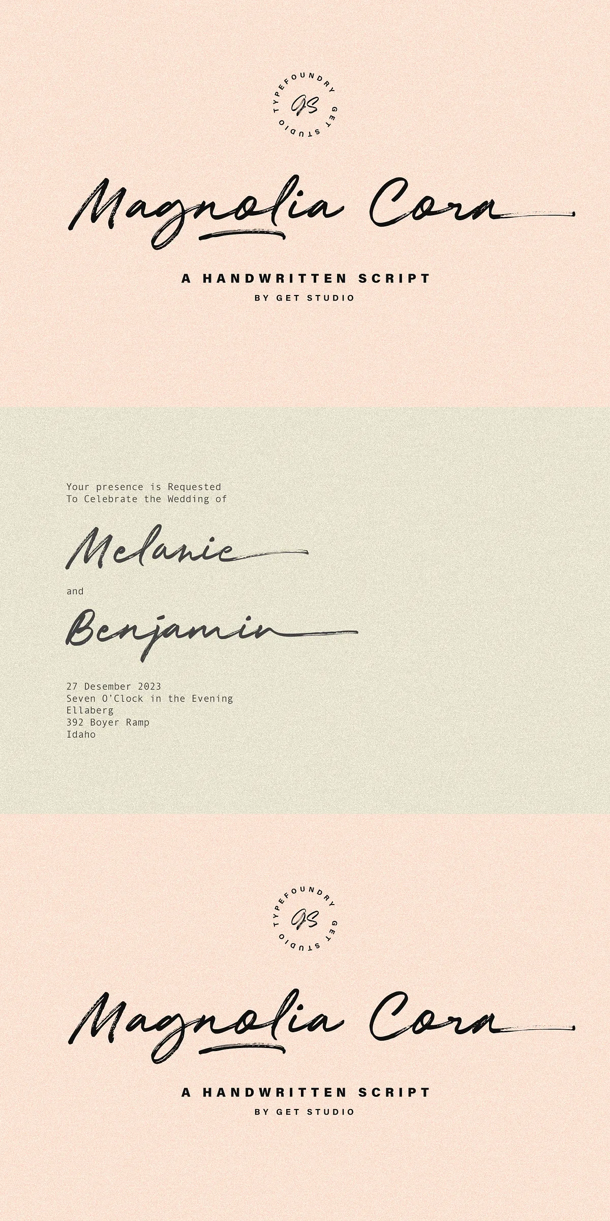 Magnolia Cora Script - Inkytype - Type Design Resources